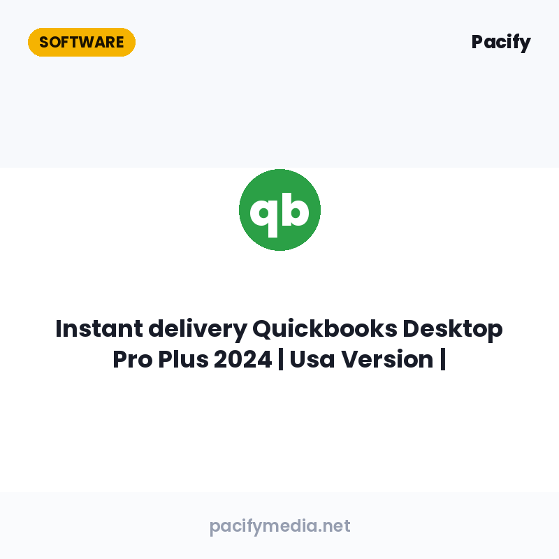 Instant delivery Quickbooks Desktop Pro Plus 2024 | Usa Version |