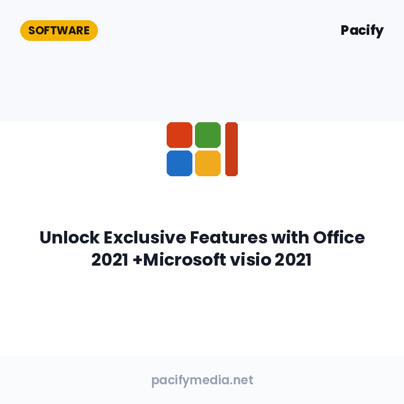 Unlock Exclusive Features with Office 2021 +Microsoft visio 2021